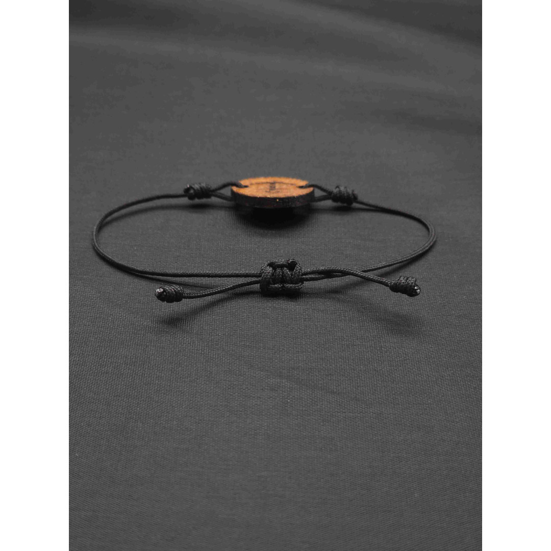 Unisex Oak Wood Bracelet with Anchor Design – Timeless & Unique